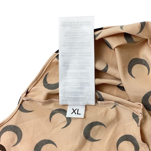 MARINE SERRE NWT Size XL Recycled Moon Jersey Catsuit SS25 Jumpsuit One Piece - Picture 9 of 13